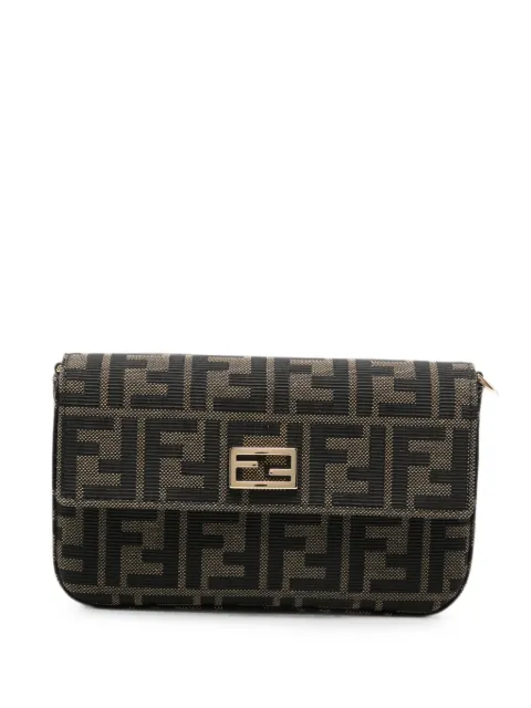 FENDI Baguette FF-motif clutch bag