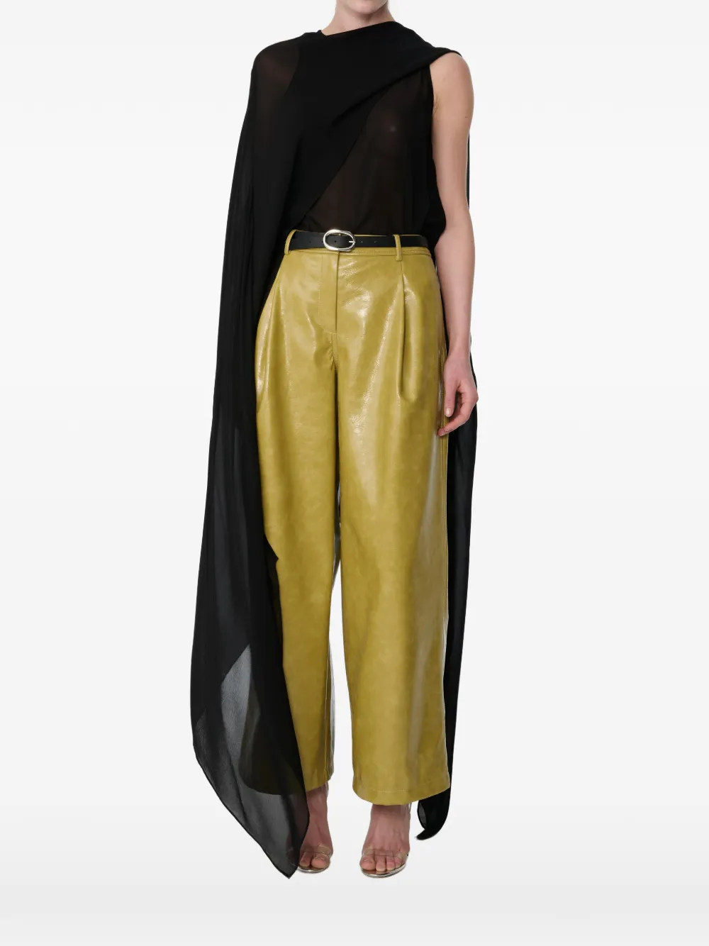 Toccin Top asimmetrico - Nero