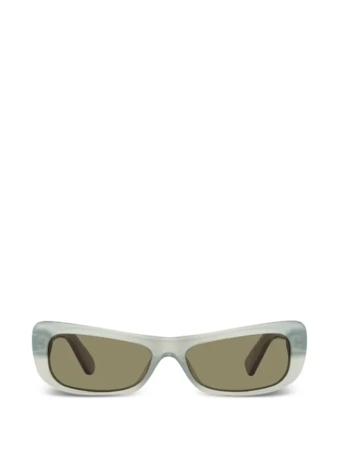 Jacquemus lunettes de soleil capri à monture rectangulaire