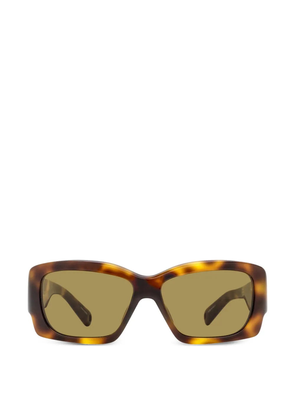 Jacquemus Croisière rectangle-frame sunglasses - Marrone
