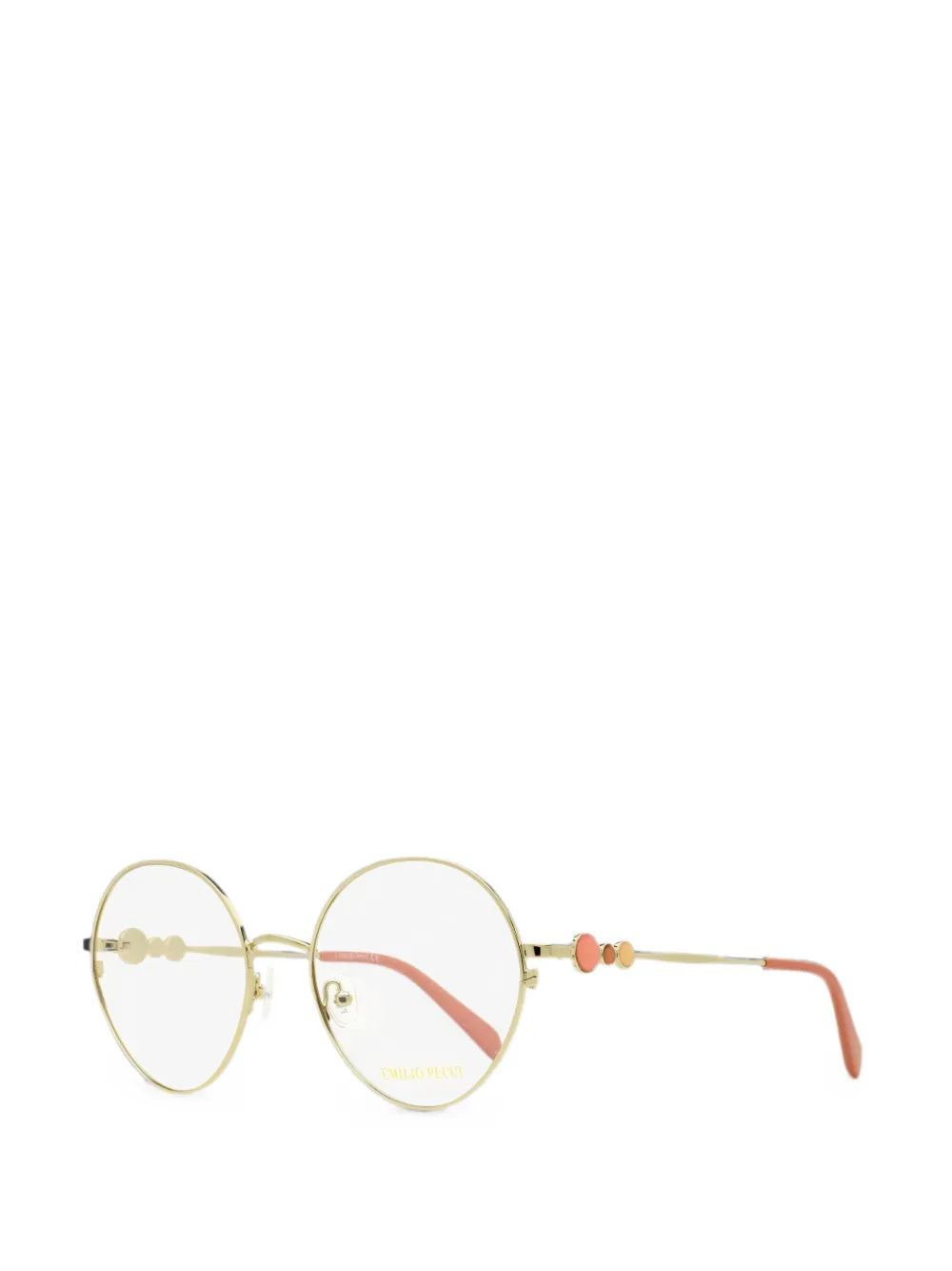 Pucci Ep5203 Round-frame Glasses In 金色