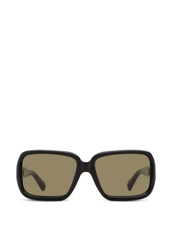 Jacquemus X Linda Farrow Cabana Sunglasses in Black