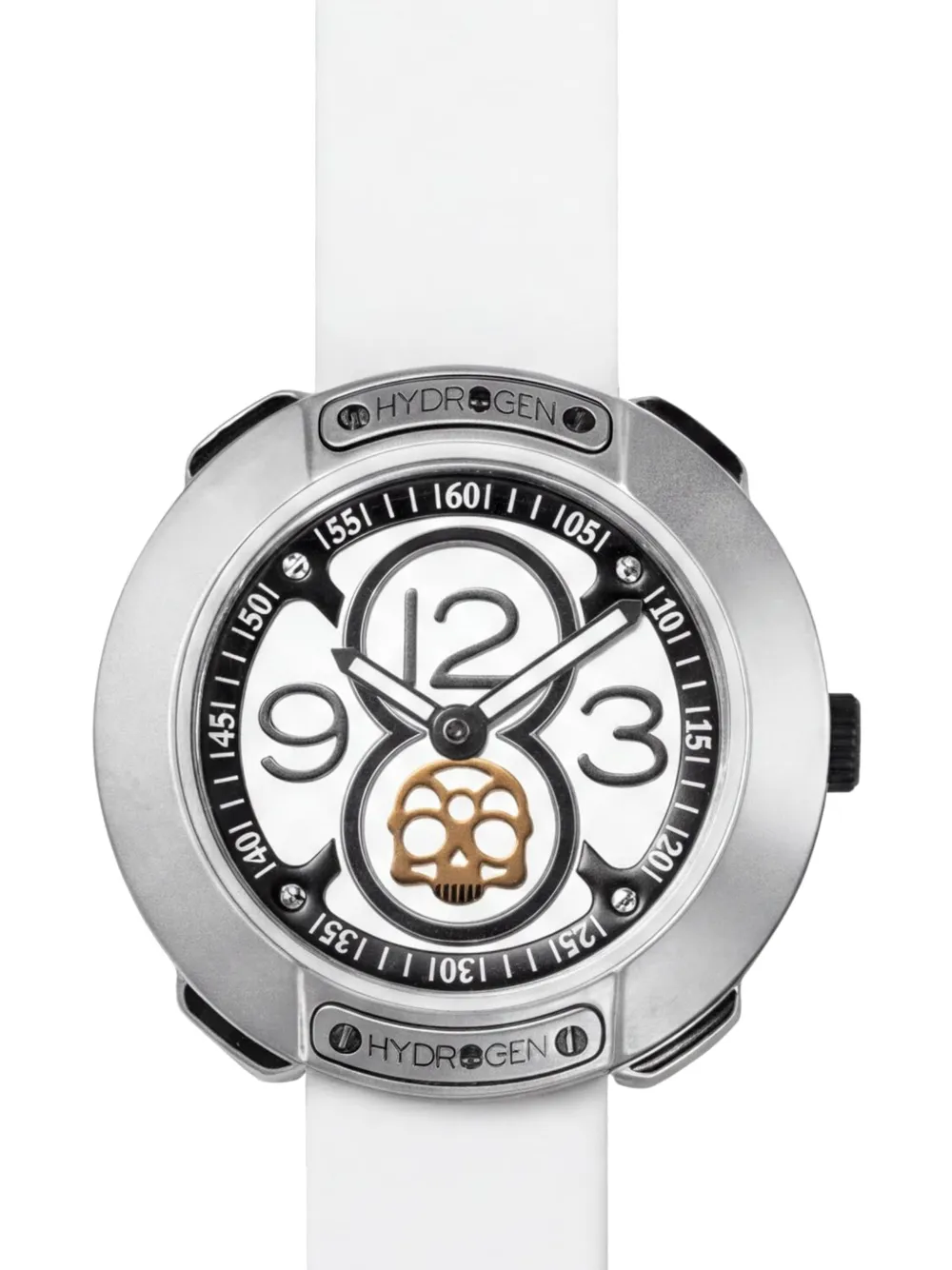 Hydrogen Vista Numero skull motif 29mm watch - Weiß