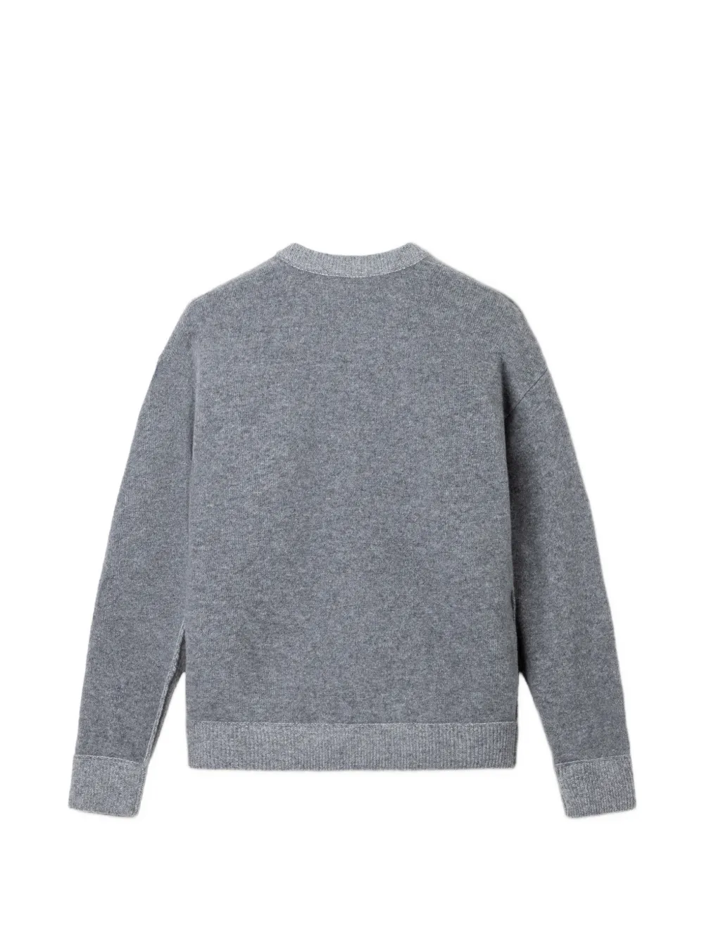 Roberto Collina Oversized wollen trui Grijs