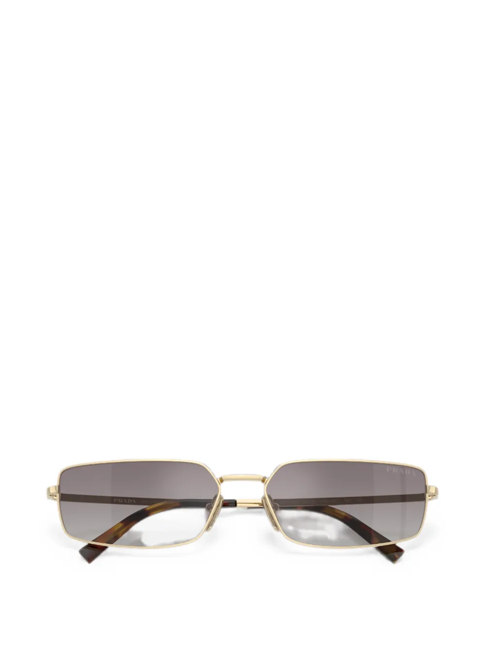 Prada Eyewear rectangle-frame sunglasses | Gold | Image 1