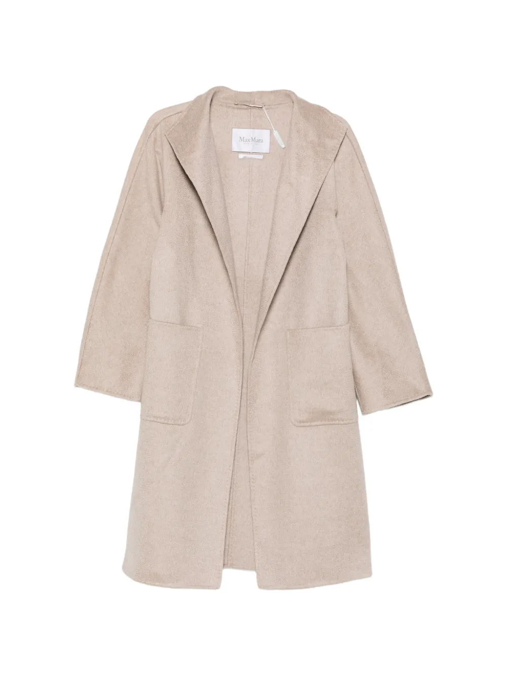 Max Mara belted hooded coat