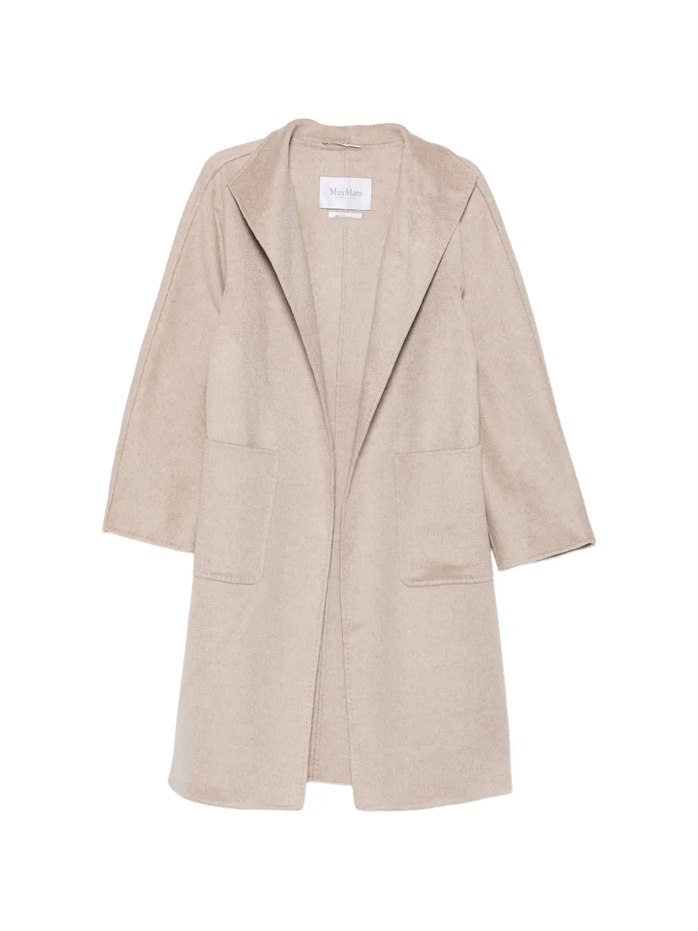 Max Mara belted hooded coat - Toni neutri