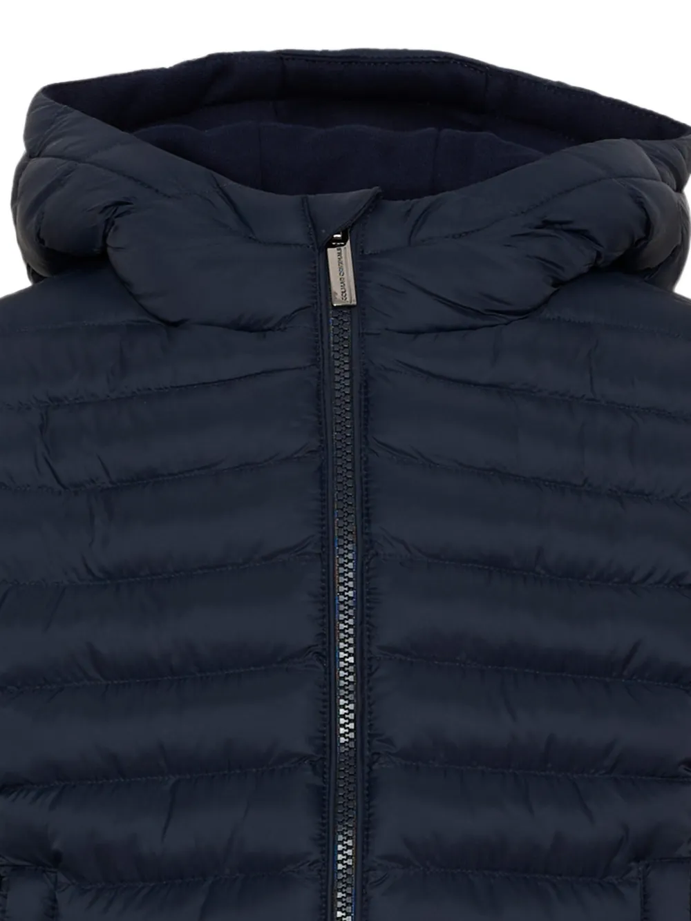Colmar Kids Gewatteerd jack met capuchon en fleece mouwen Blauw