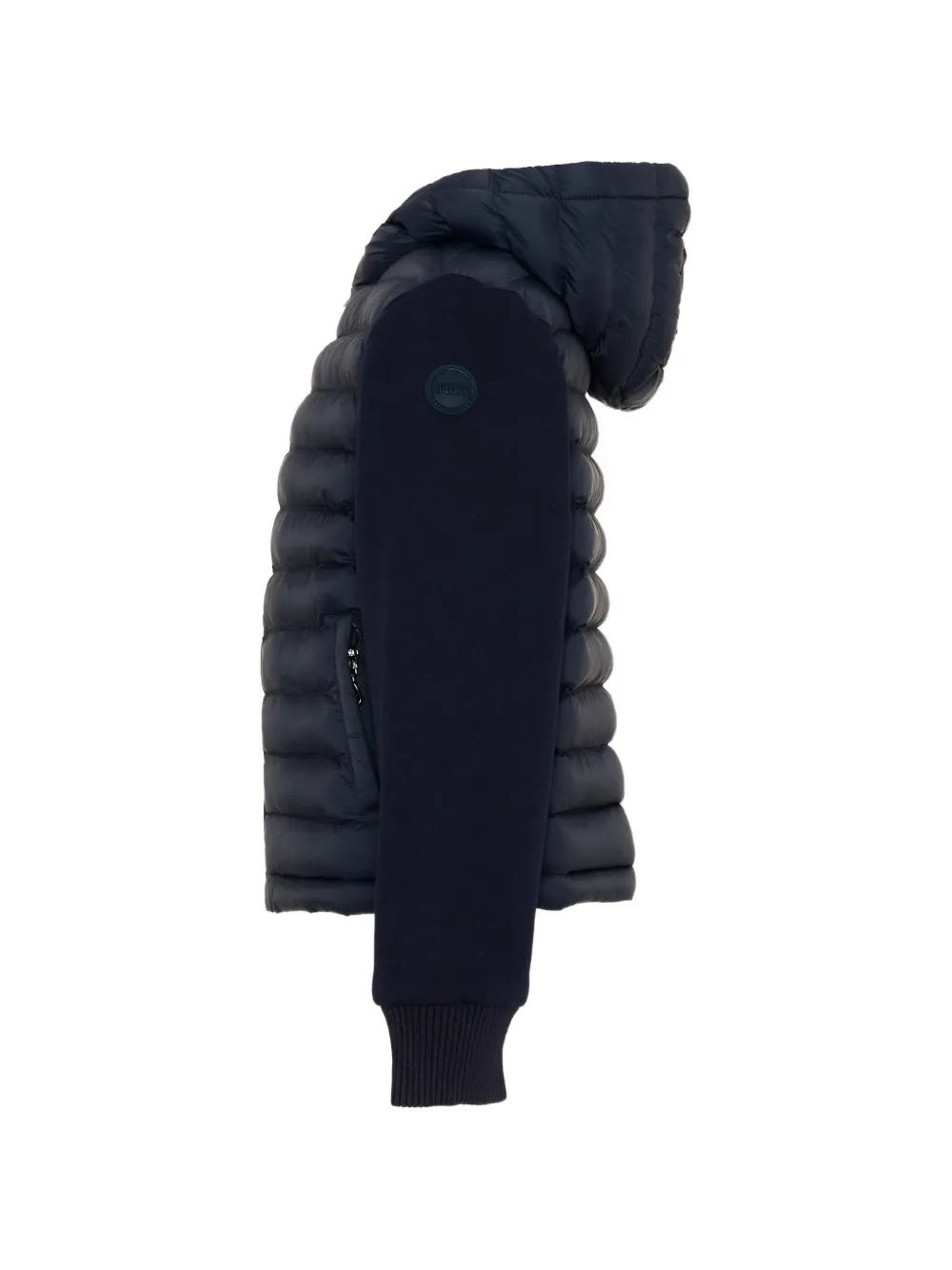 Colmar Kids Gewatteerd jack met capuchon en fleece mouwen Blauw