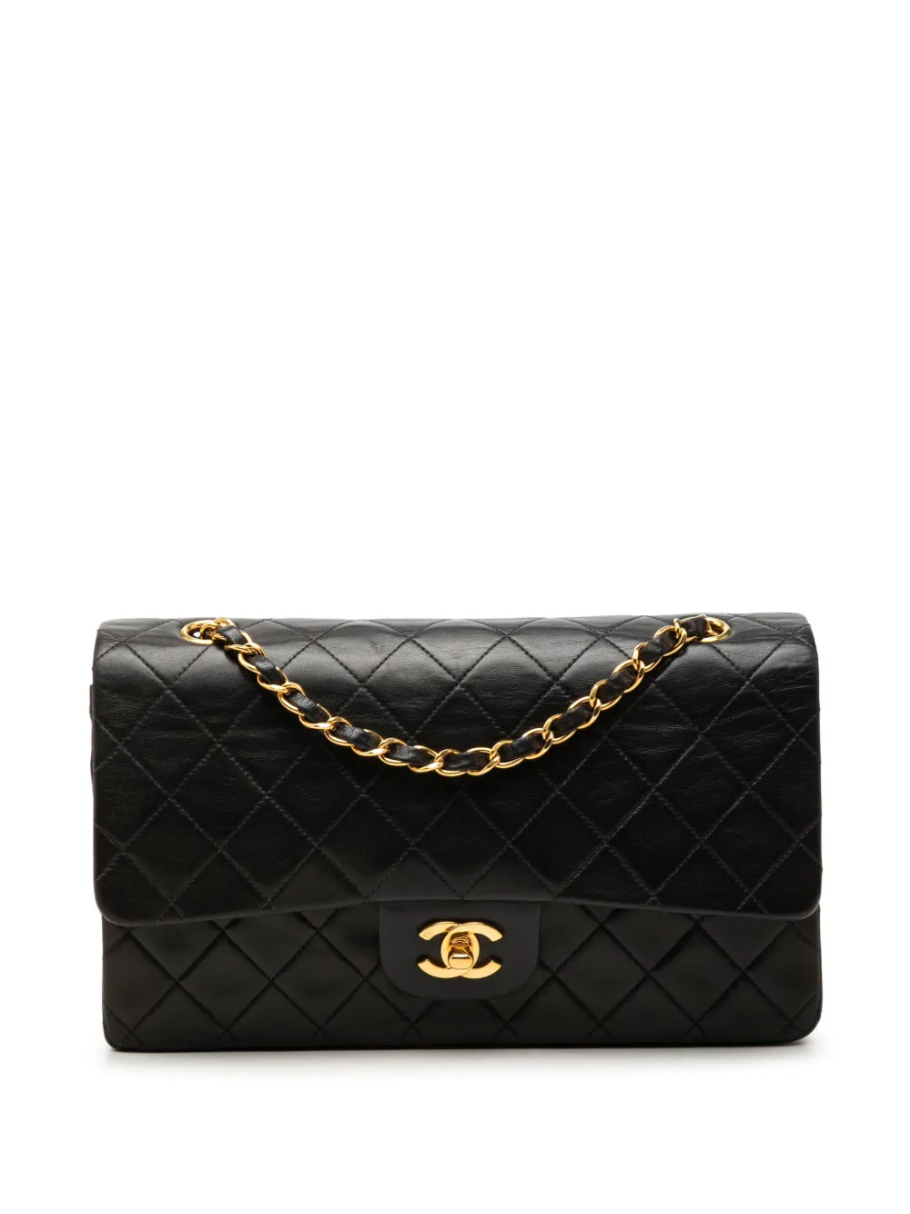CHANEL Pre-Owned 1996-1997 Medium Classic Lambskin Double Flap shoulder bag - Nero