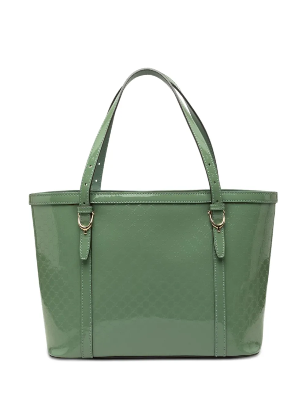 Gucci Pre-Owned 2000-2015 Patent Microguccissima Nice tote bag - Verde
