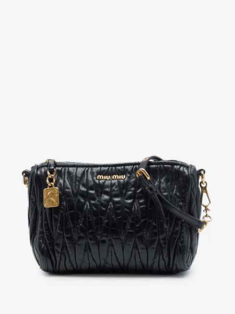 Miu Miu Pre-Owned 2010-2026 Matelasse Nappa Lux Charm shoulder bag
