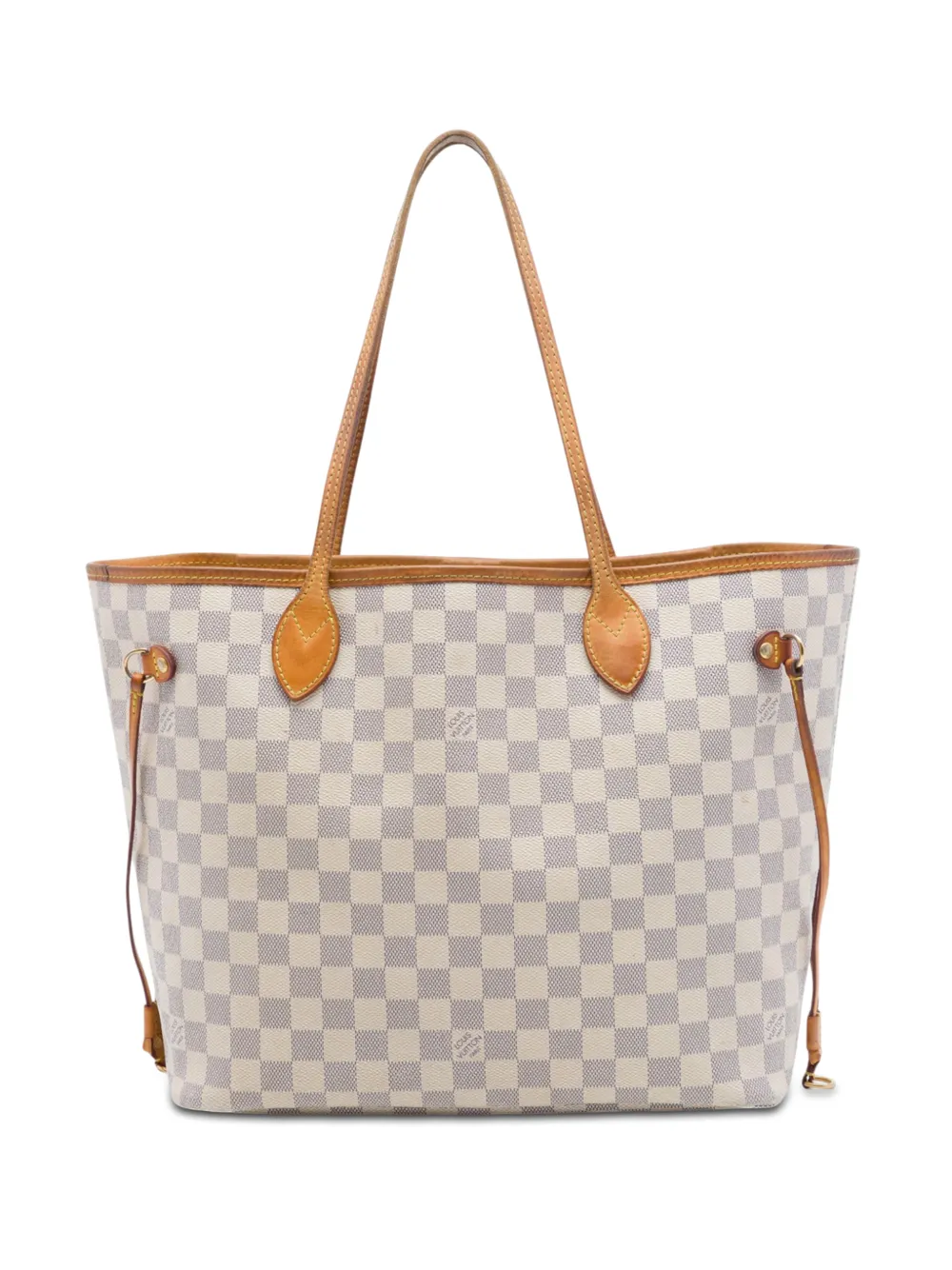 Louis Vuitton Pre-Owned 2012 Damier Azur Neverfull MM tote bag - Bianco