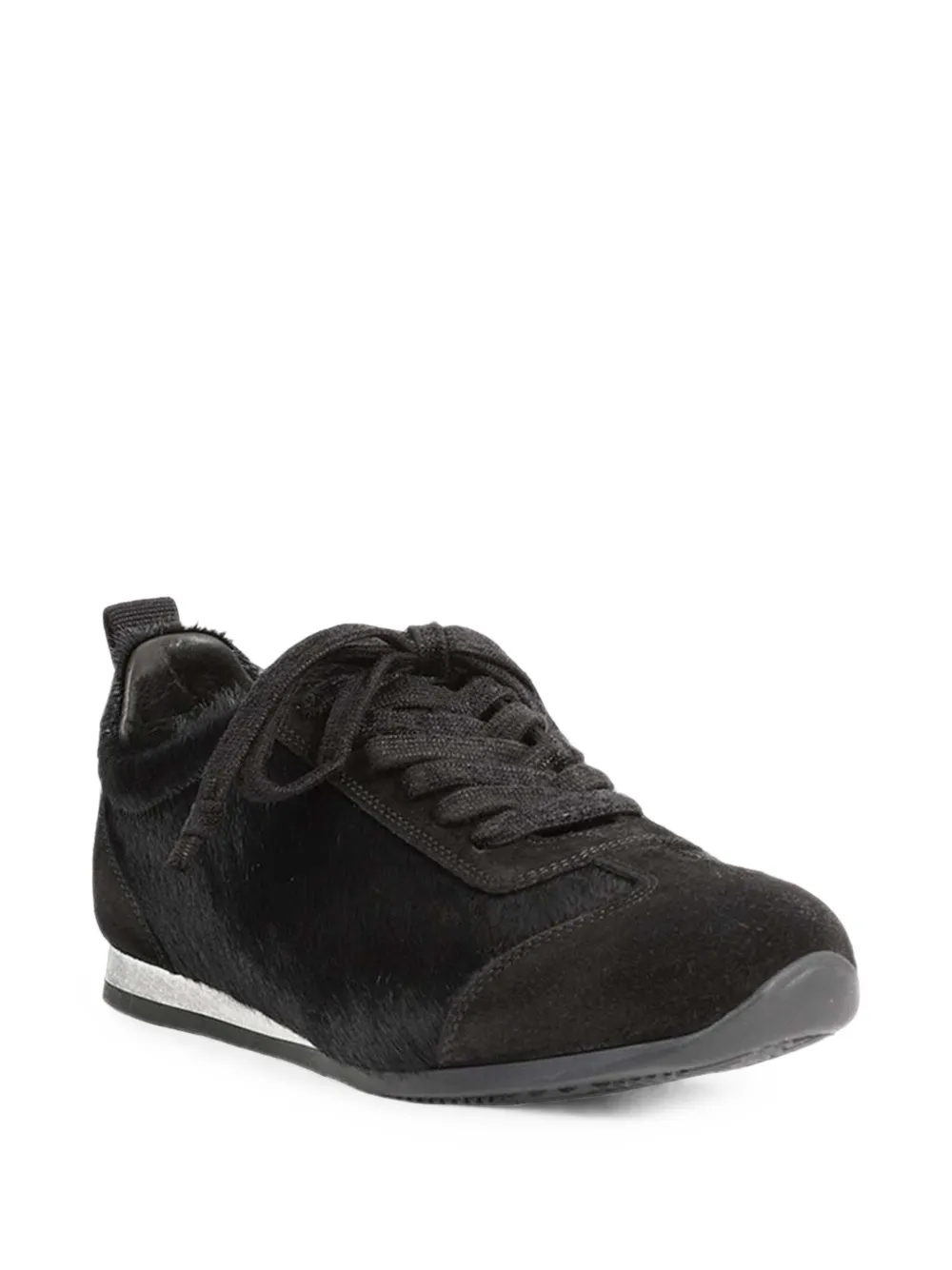 Uma Wang Leren sneakers Zwart