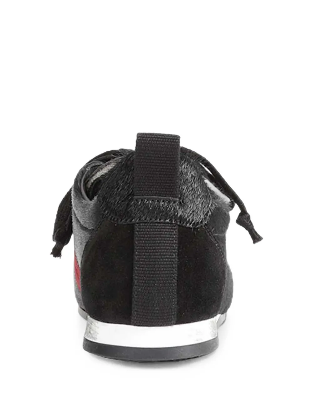 Uma Wang Leren sneakers Zwart