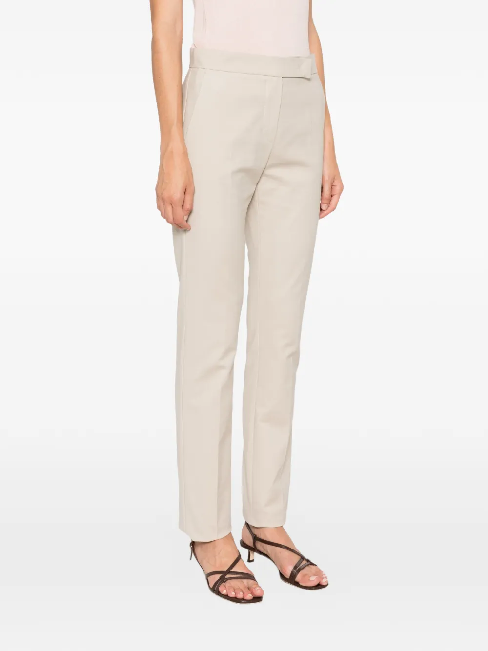 Max Mara straight-leg trousers Beige