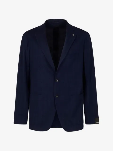 Tagliatore herringbone-weave blazer