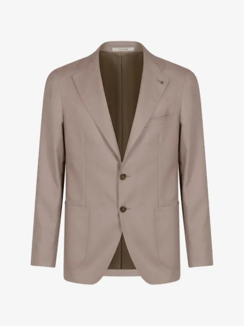 Tagliatore single-breasted logo-pin jacket