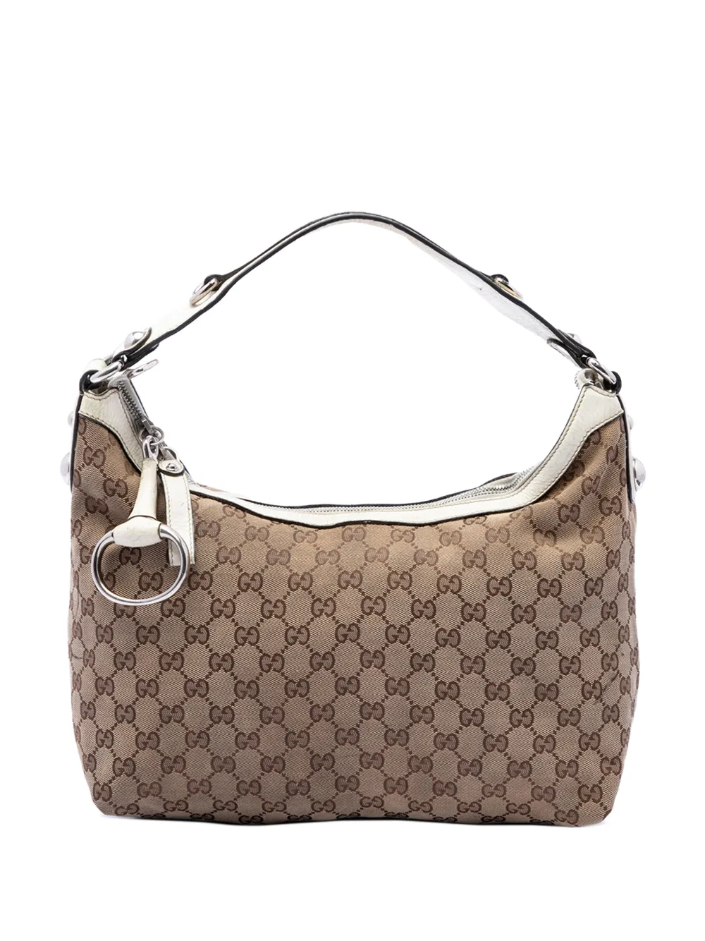 Gucci Pre-Owned 2016-2026 GG Canvas Icon Bit satchel - Toni neutri
