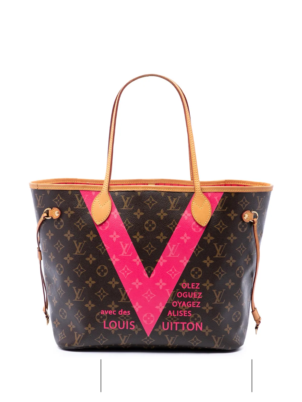 Louis Vuitton Pre-Owned 2015 Limited Edition Monogram Grenade V Neverfull MM tote bag - Braun