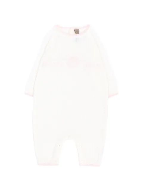 Little Bear knitted intarsia-logo babywear