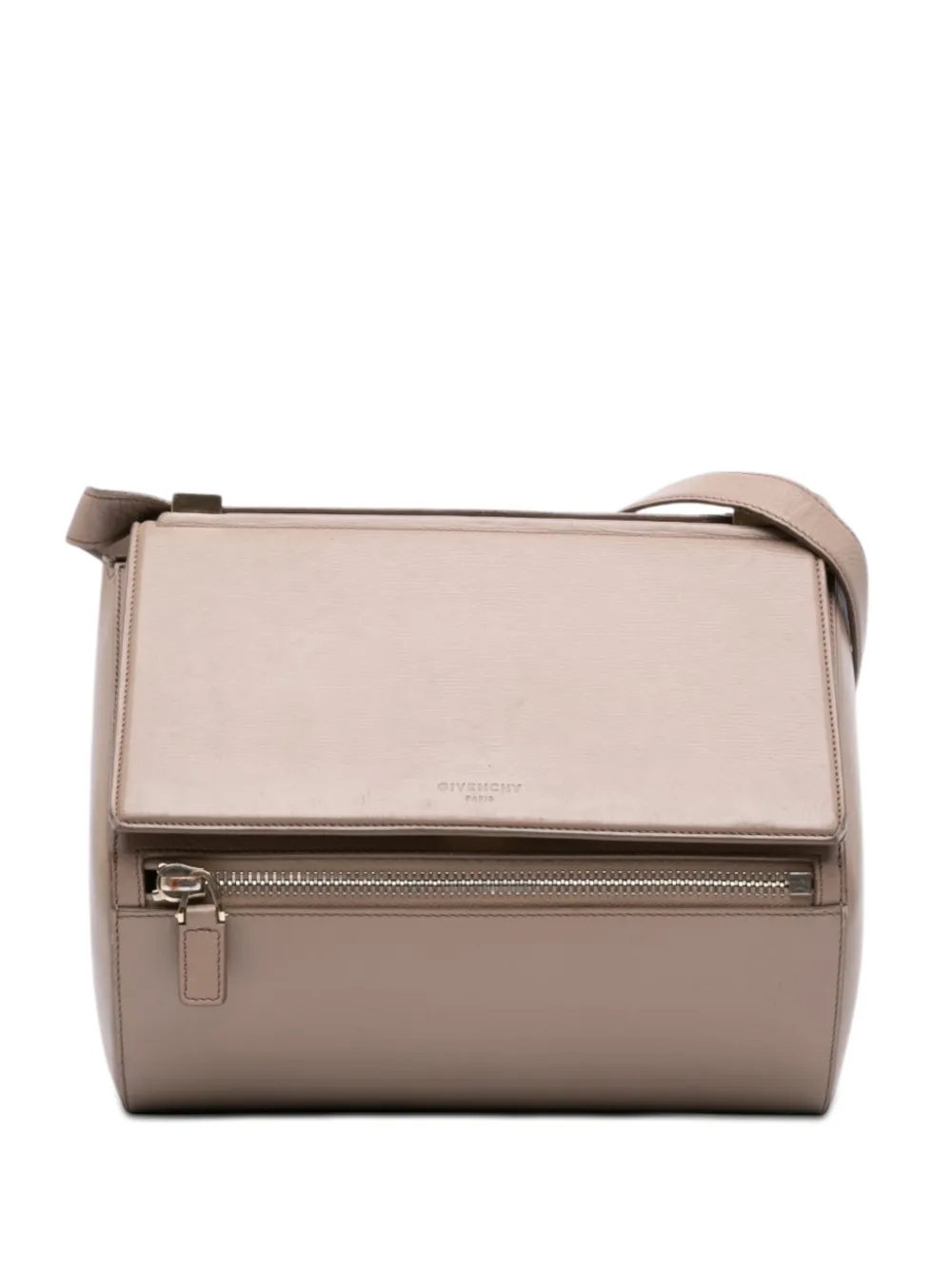 Givenchy Pre-Owned 2000-2026 Medium Grained Calfskin Pandora Box crossbody bag - Marrone
