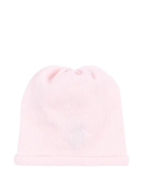 Little Bear knitted virgin-wool beanie hat