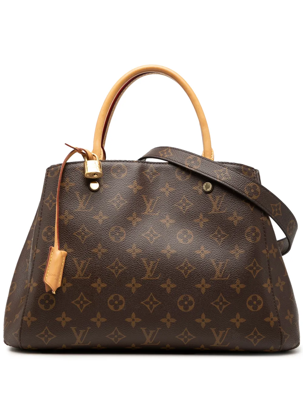 Louis Vuitton Pre-Owned 2016 Monogram Montaigne MM satchel - Braun