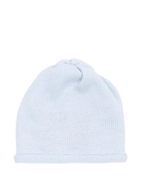 Little Bear knitted virgin-wool beanie hat
