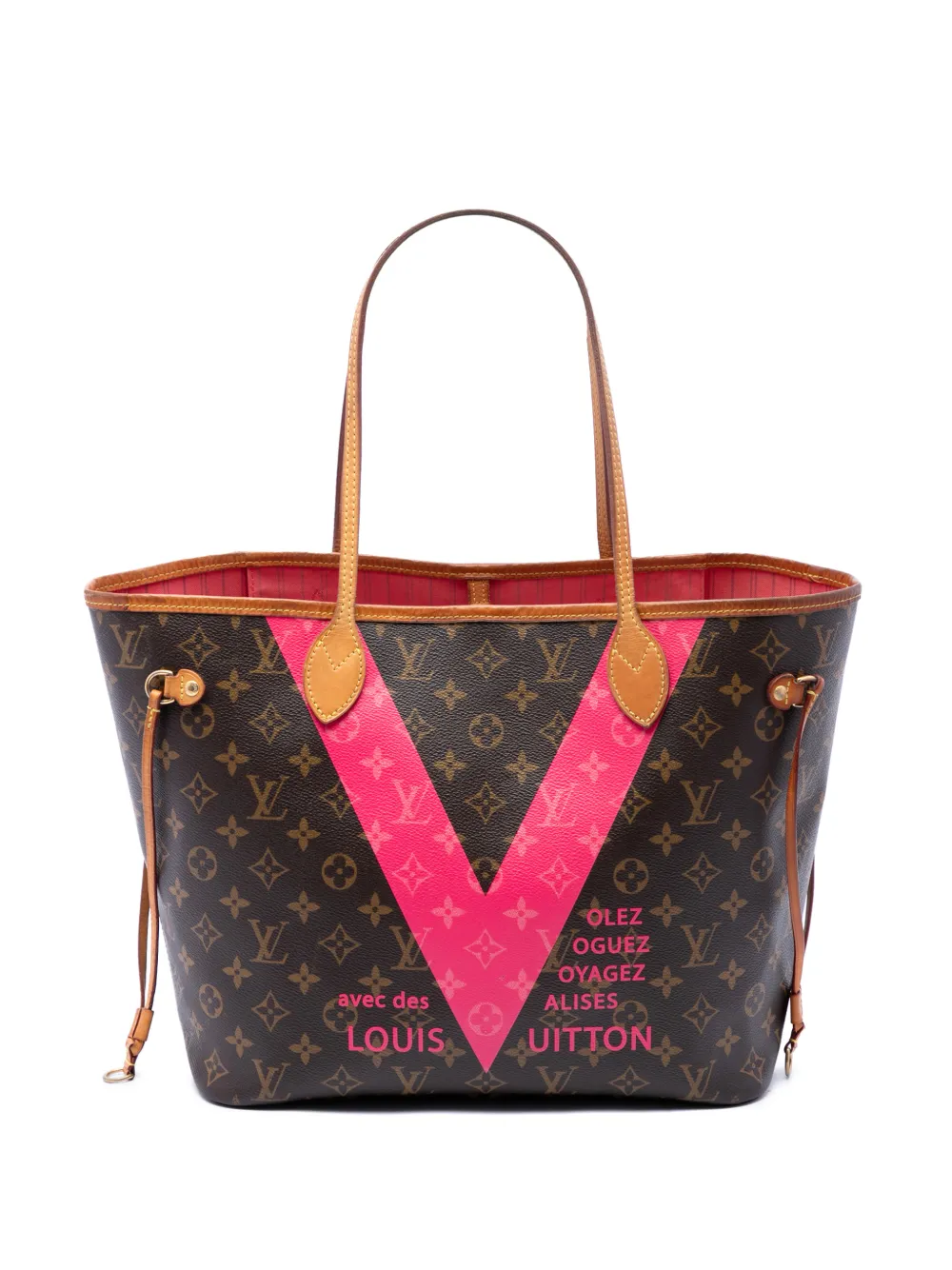 Louis Vuitton Pre-Owned 2015 Limited Edition Monogram Grenade V Neverfull MM tote bag - Marrone
