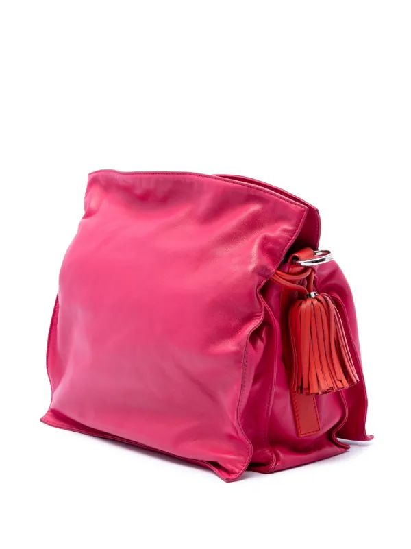 Loewe Pre-Owned 2012 バイカラー ナッパ フラメンコ タッセル 30