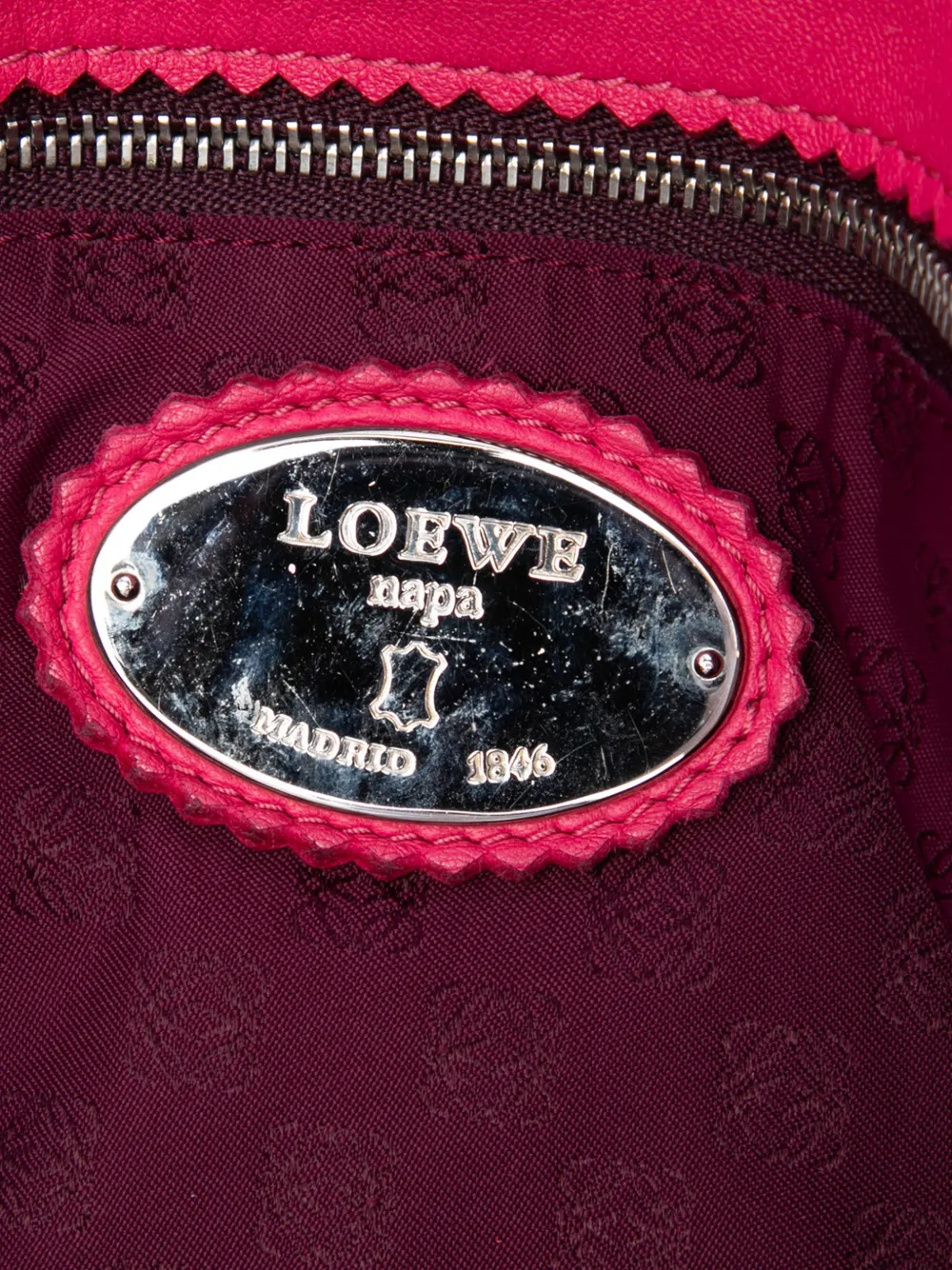 Loewe Pre-Owned 2012 バイカラー ナッパ フラメンコ タッセル 30