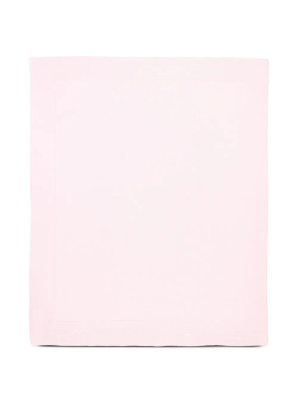 Little Bear virgin wool-knit blanket - Rosa