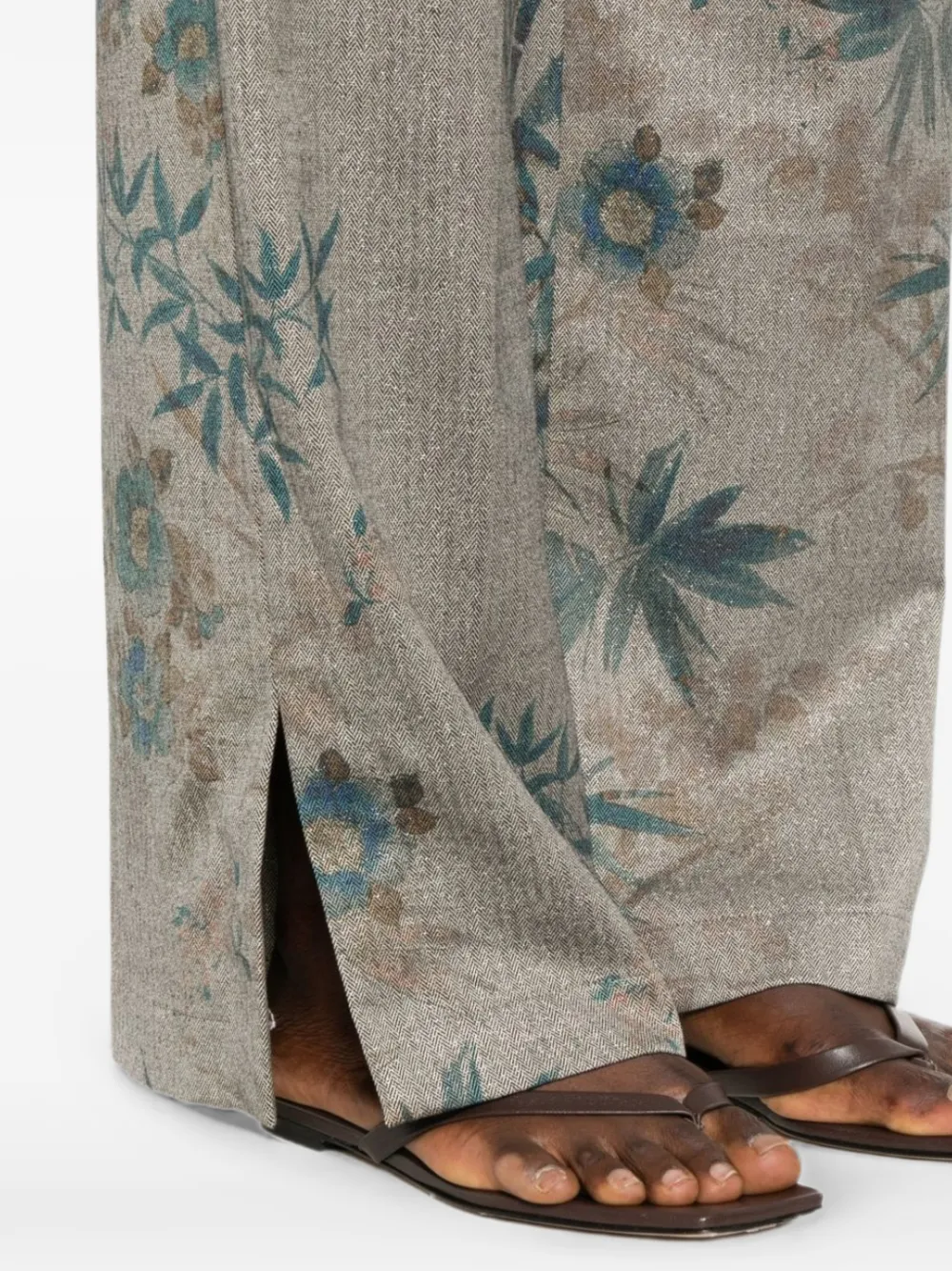 Forte Le Bambou Secret trousers Grijs