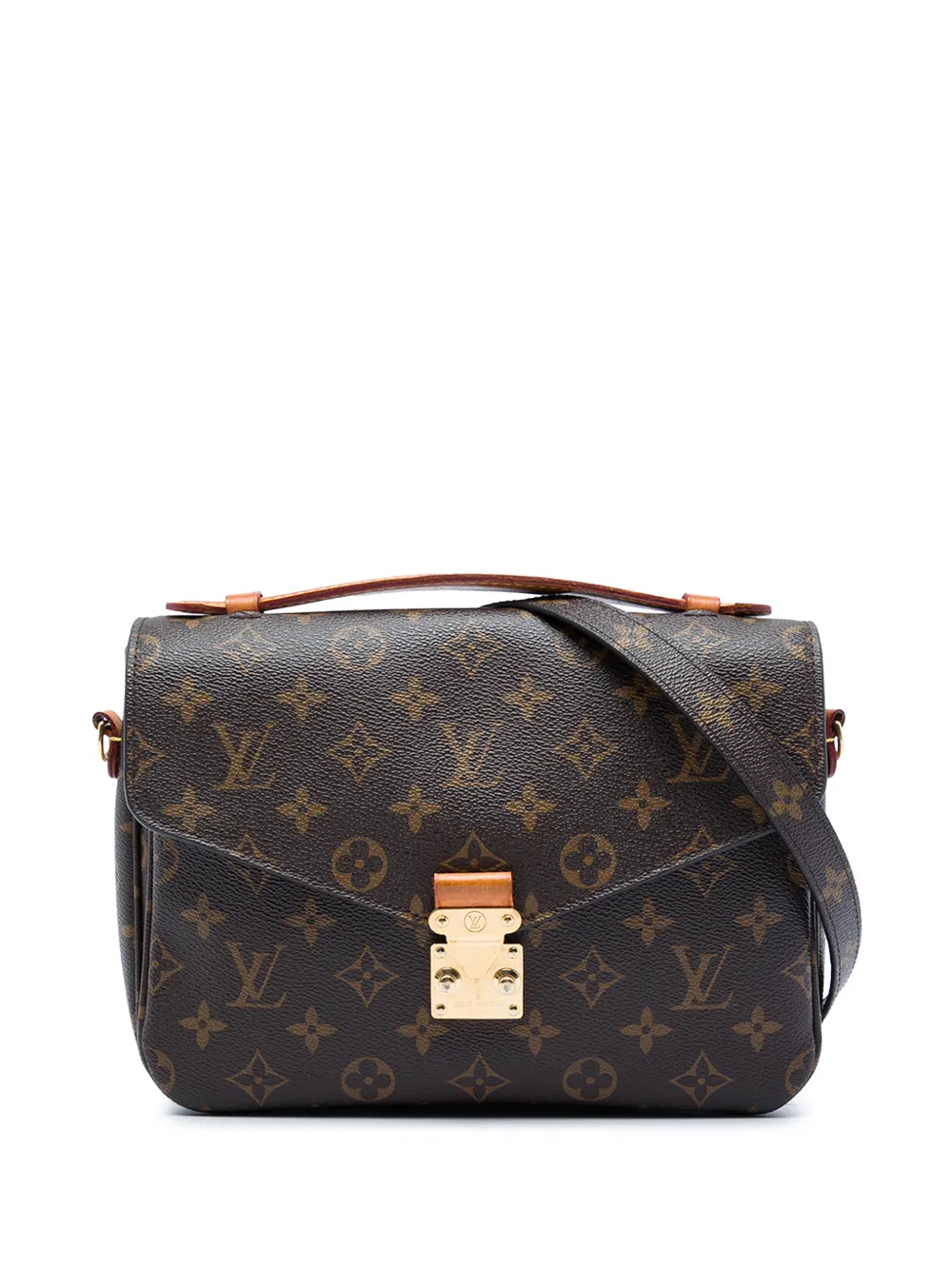 Louis Vuitton Pre-Owned 2019 Monogram Pochette Metis satchel - Braun