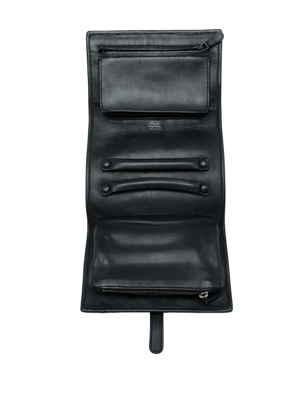 Bottega Veneta Pre-owned 2012-2026 Nappa Intrecciato Jewelry Roll in Black, view 5