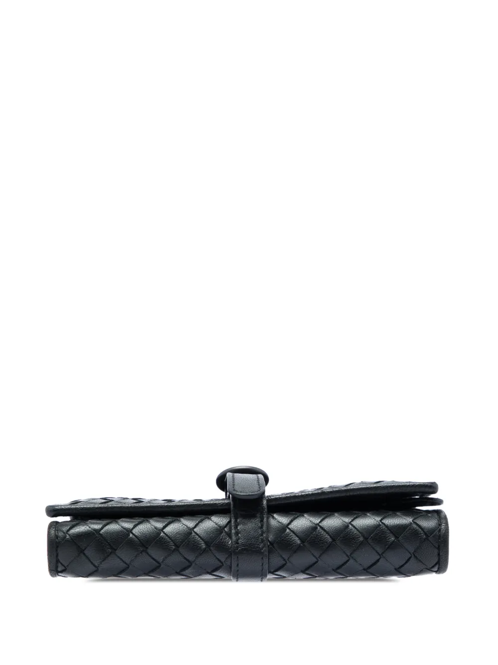 Bottega Veneta Pre-owned 2012-2026 Nappa Intrecciato Jewelry Roll in Black, view 3