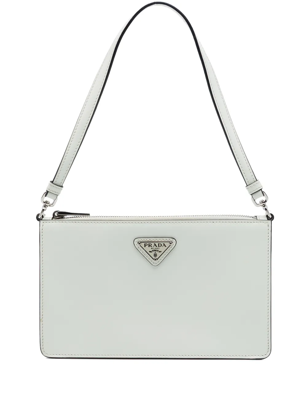 Prada Pre-Owned 2000-2013 Brushed Leather shoulder bag - Weiß