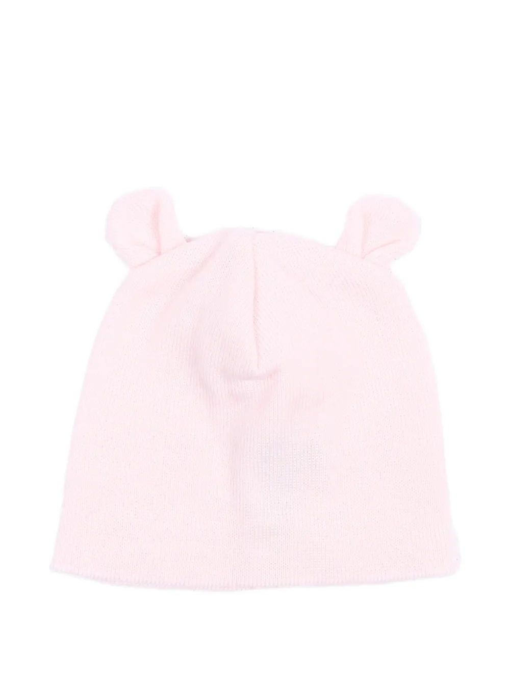 Little Bear bear-ear beanie hat - Rosa