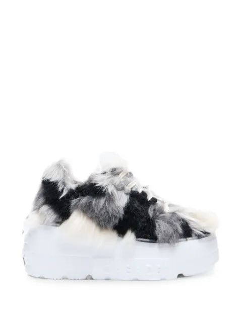 Casadei Nexus Husky faux-fur sneakers