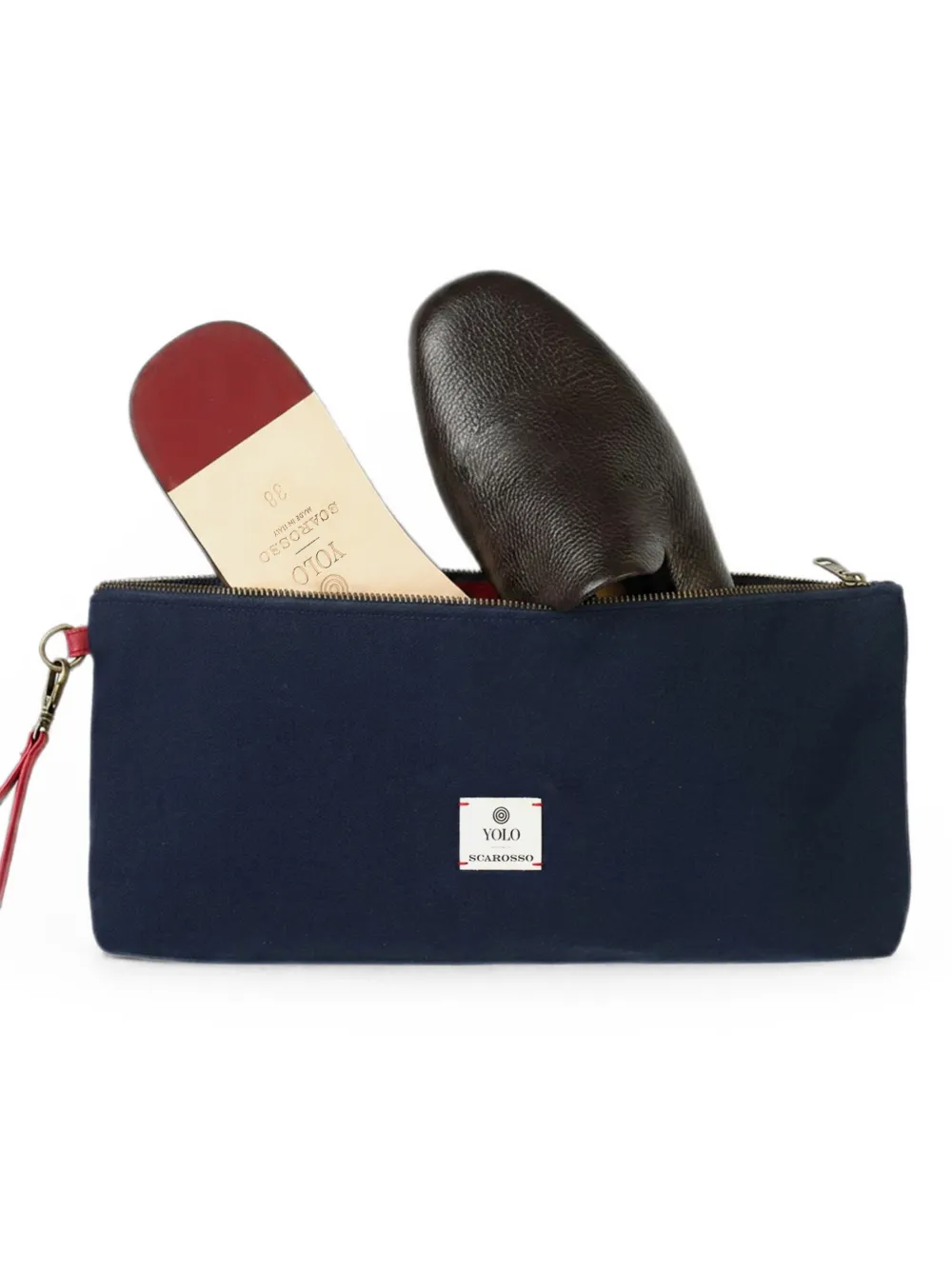 Scarosso Atlas travel grained leather slippers Bruin