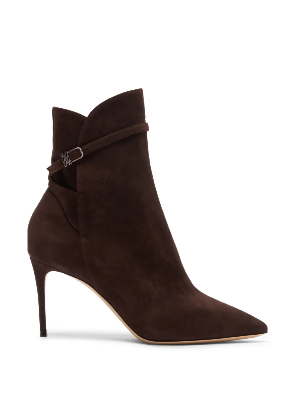 Casadei Julia C-chain suede ankle boots