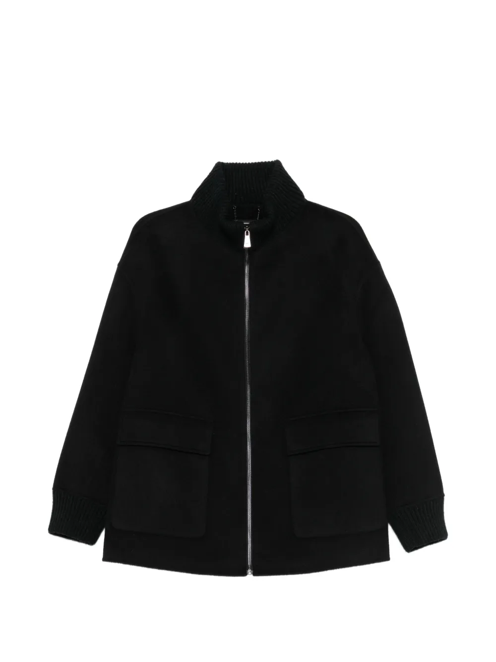 LOU ANDREA high-neck zip-up jacket
