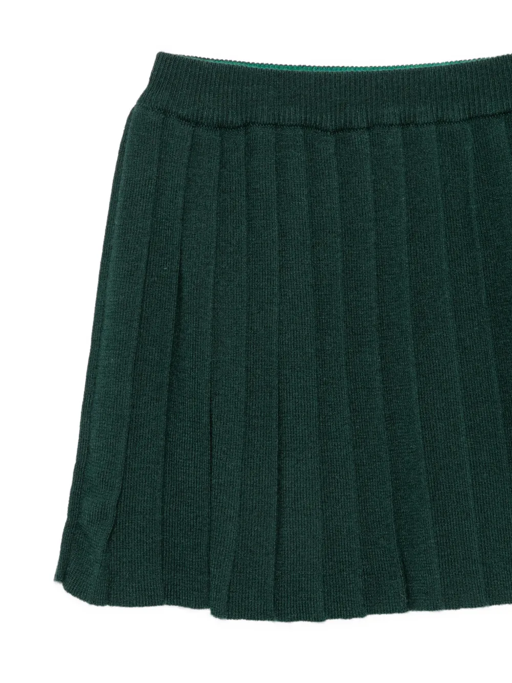 American Outfitters Kids pleated knitted skirt Groen