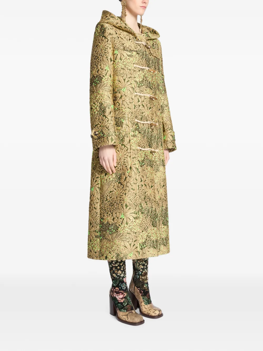 DRIES VAN NOTEN Duffeljas met jacquard Goud