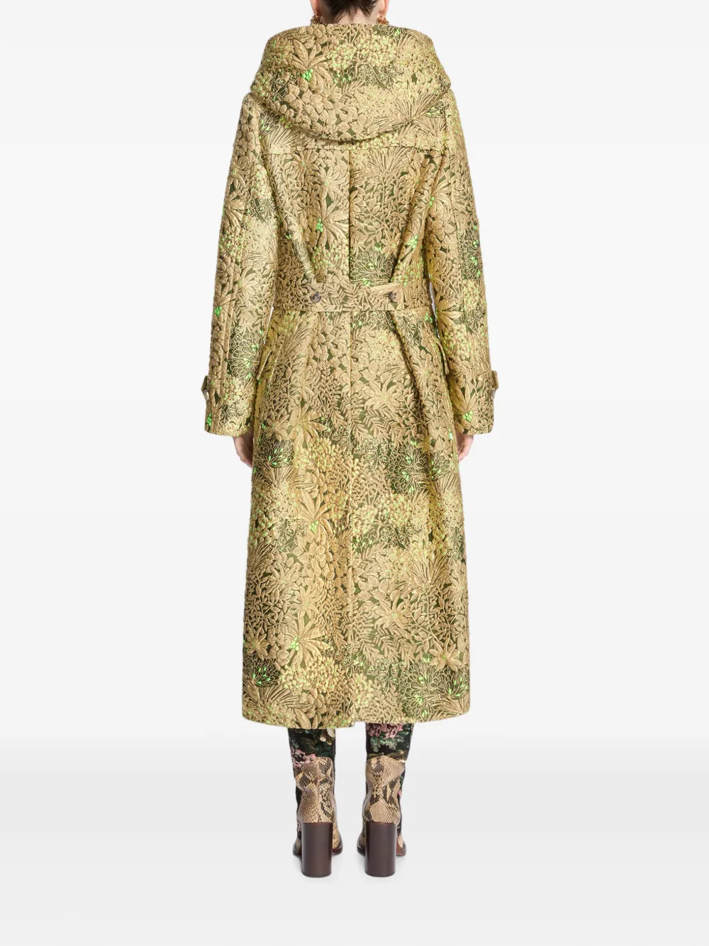 DRIES VAN NOTEN Duffeljas met jacquard Goud