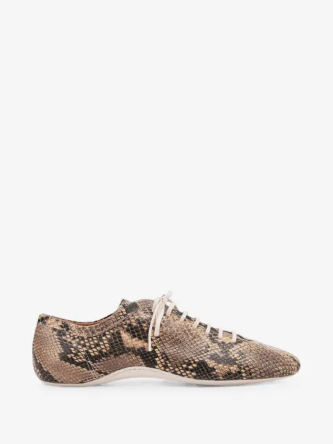 DRIES VAN NOTEN leather ballerina sneakers