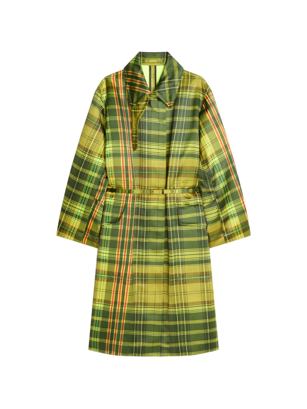 DRIES VAN NOTEN oversized checked coat