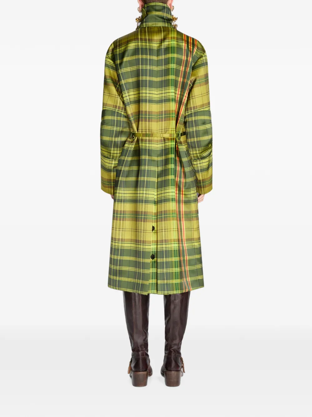 DRIES VAN NOTEN Oversized jas Groen
