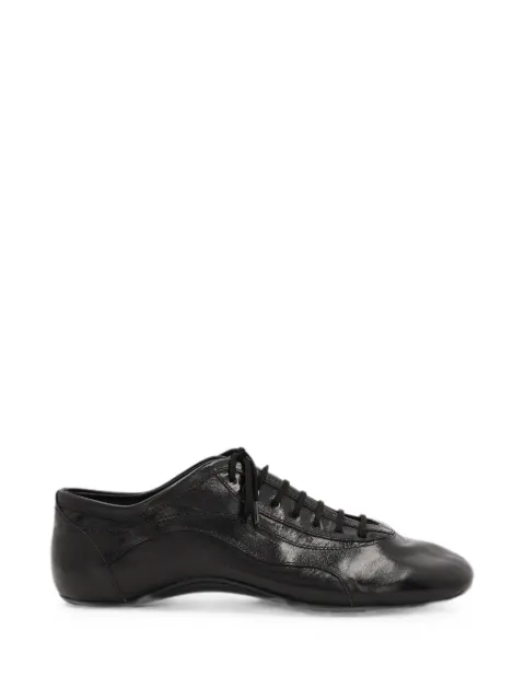 DRIES VAN NOTEN leather ballerina sneakers
